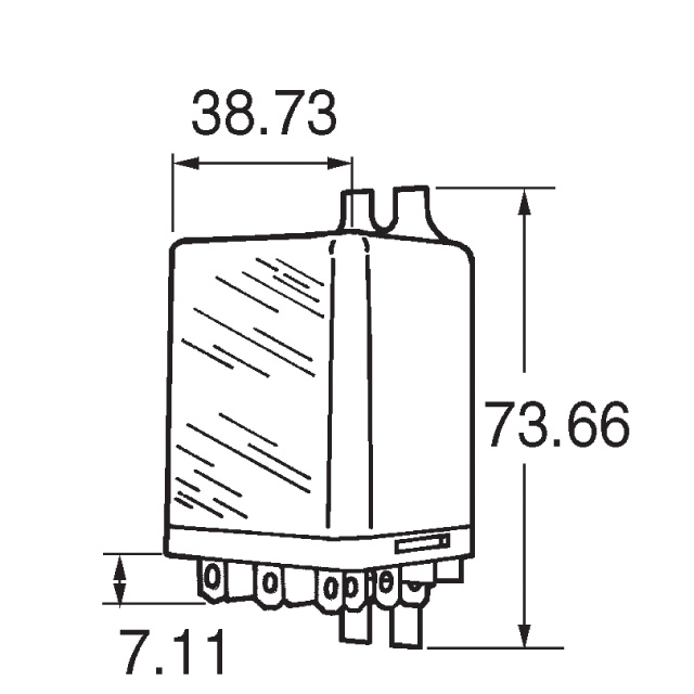 MJN2C-E-AC120 Omron Automation and Safety  Relè di potenza oltre 2 Ampere